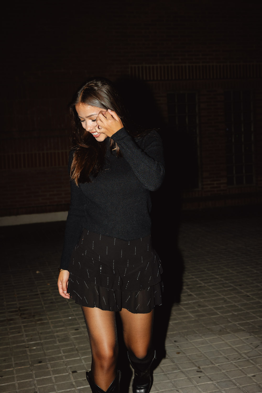 Falda Akureyi Negro